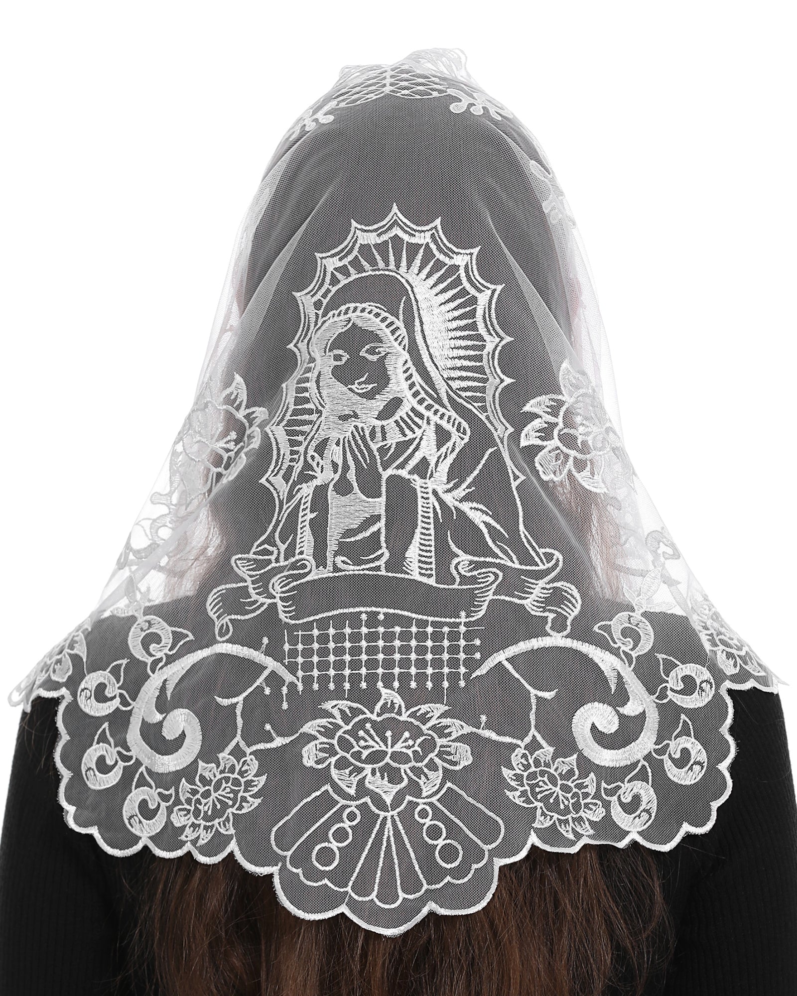 Bozidol Triangle Spanish Catholic Chapel Veil Traditional Church Mass