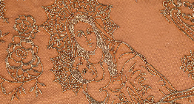 BOZIDOL Church Veil Lace Mantilla - Triangle Virgin Mary Head Covering Spanish Veil for Women